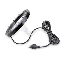 CLGarden LED Kugelbasis für drehende Springbrunnenkugel 10cm Ø weiß 12V Trichter