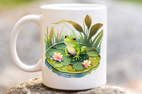 Niedliche frosch tasse - niedliche,