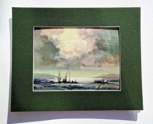 Seascape signed original oil - "seascape",