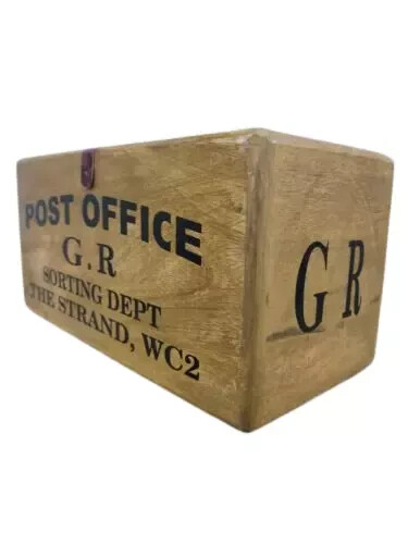 Vintage stil postamt holzkiste - vintage,