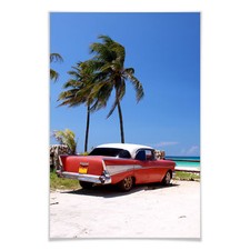 Poster cuba cabrio - cuba, wandbild