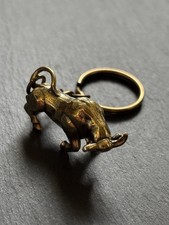 Stier Anhänger Messing massiv