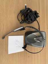 Plantronics CS60 Wireless Headset System mit Kopfbügel/Docking-Station/Netzteil