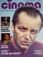 Zeitschrift " Cinema " Jahrgang 1986 insgesamt 12 Hefte komplett Topzustand