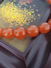 Bernstein Halskette Honigfarbe