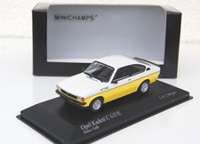 Minichamps 1:43 Opel Kadett C GT/E, 1978, Weiß/Gelb - OVP + neu