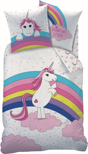Einhorn bettwäsche glatt - bettwäsche,
