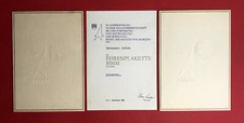 3 Stück Urkunden DDR MMM