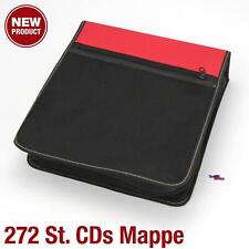 NEU 272 ST. CDs DVDs BLUERAY DISK DISC MAPPE CD PORTFOLIO ORGANISATOR WALLET ROT