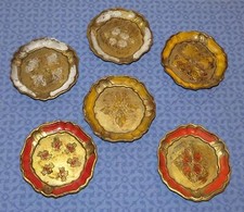 6 Stück alte Untersetzer *