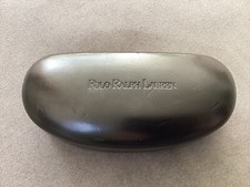 POLO RALPH LAUREN Brillenetui XL Schwarz Hartschalen gebraucht