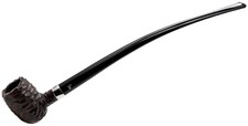 Peterson Churchwarden Barrel / Poker Briar Pfeife in rustikaler Ausführung