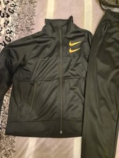 Nike Tracksuit Traininganzug Jogginganzug Schwarz  Gr M