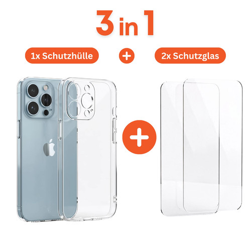 Hülle schutzglas für - hülle+2x,