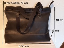 ESPRIT  große Shopper  - Tasche,  Leder Optik