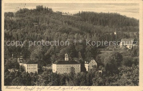 Wiesenbad gesamtansicht - wiesenbad,