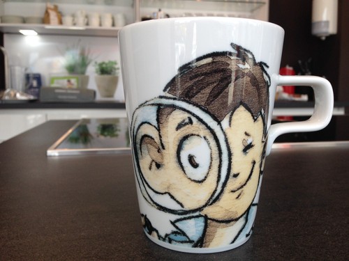 Kaffeebecher mit hänkel - mit,