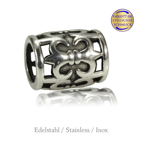 Beads perlen edelstahl fleur - beads,