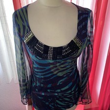 Nicowa seiden top chiffon - top,