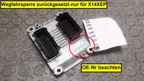 Steuergerät einspritzung opel - steuergerät,