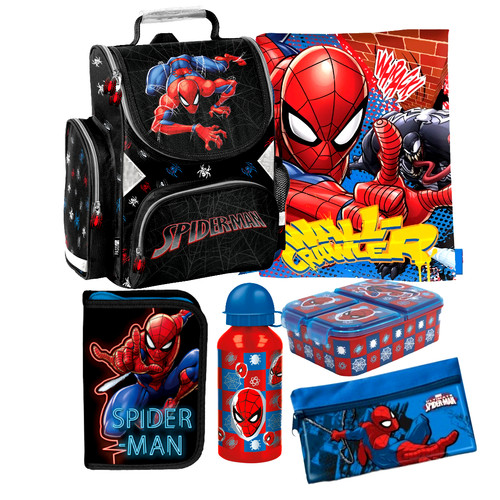 Spiderman set schulranzen - t,