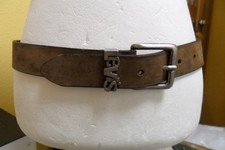 Ledergürtel, 95 cm lang, braun, gr. Metallschnalle, "Levis" gebraucht