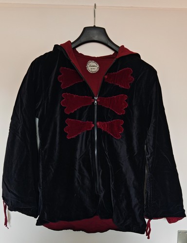 Zipfelkapuzenjacke vishes samt - zipfelkapuzenjacke,