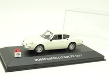 Nostalgie B 1/43 - Simca CG Coupe 1973 Weiß