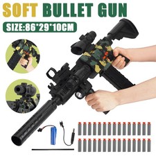 Spielzeuggewehr Kinder Spielzeugpistole mit 30 Soft Bullets Pistole Gewehr Poliz