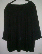 Dkl.-Blaue Tunika mit 3/4-Arm