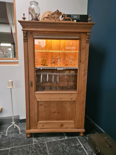 Vitrine gründerzeit weichholz - gründerzeit,