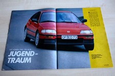 MOT 14/1988 Honda CRX 1.6i-16 mit 130PS im TEST auf 6 Seiten