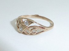 585 583 Rotgold 14K Gold Ring Goldring Verlobungsring RG 47 - 15 mm 9602