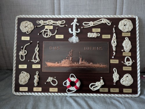 Knotentafel maritim - , (unikat)