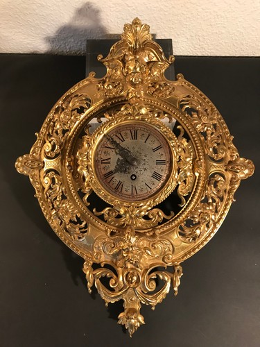 Lenzkirch bronze wanduhr - lenzkirch,