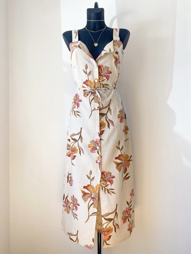 Vintage maxikleid mit blumen - vintage,