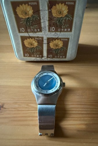 Fossil uhr big tic silber - uhr,