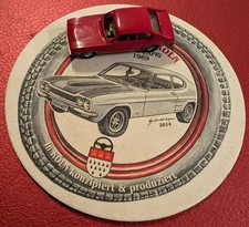 Wiking Ford Capri Coupe 1:87 / H0 Rot. Mit Bierdeckel Ford Capri Rot Rot