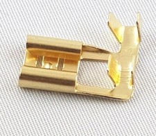 25x 6,3 Kabelschuhe Flachstecker abgewinkelt 90° Flag Flagge Winkel Hobby 6,35