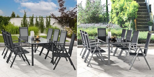 Aluminium gartenmöbel set - aluminium,