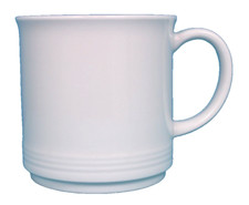 Friesland Jeverland "Weiß-5900" Kaffeebecher stapelbar 0,25 Liter  NEU