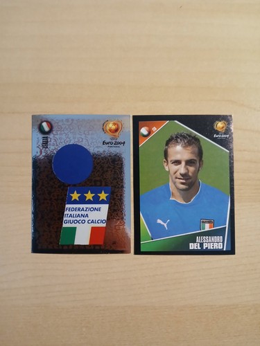 Panini euro 2004 del - del, piero