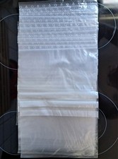 16 Stück Gefrierbeutel Plastikbeutel Allzweckbeutel Druckverschluss 250×380mm