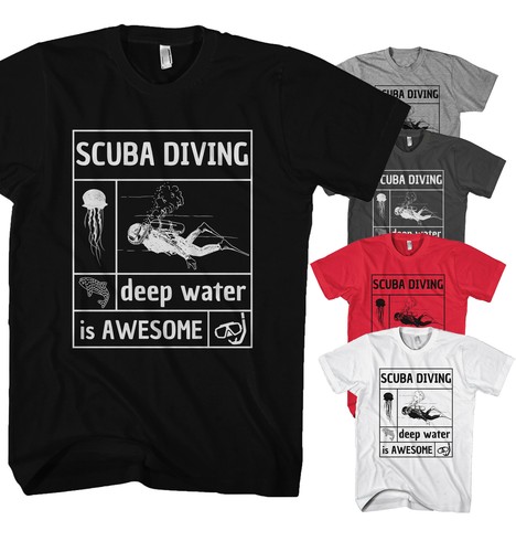 Herren shirt diving is - diving,