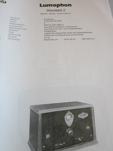 Schaltplan radio lumophon - radio,