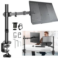 13-32" Tischhalterung Laptop Notebook Ablage Drehba Auflage Rack Monitorhalter