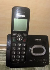 VTech CS2051 Schnurlostelefon mit Anrufbeantworter Und Einem Mobilteil Schwarz