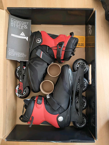 Inliner skates pro rot - skates, k2