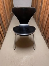 4 x Fritz Hansen Stuhl 3107 Design Arne Jacobsen Danish Design Dänemark 1967