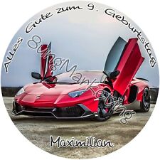 Tortenaufleger Fototorte Auto